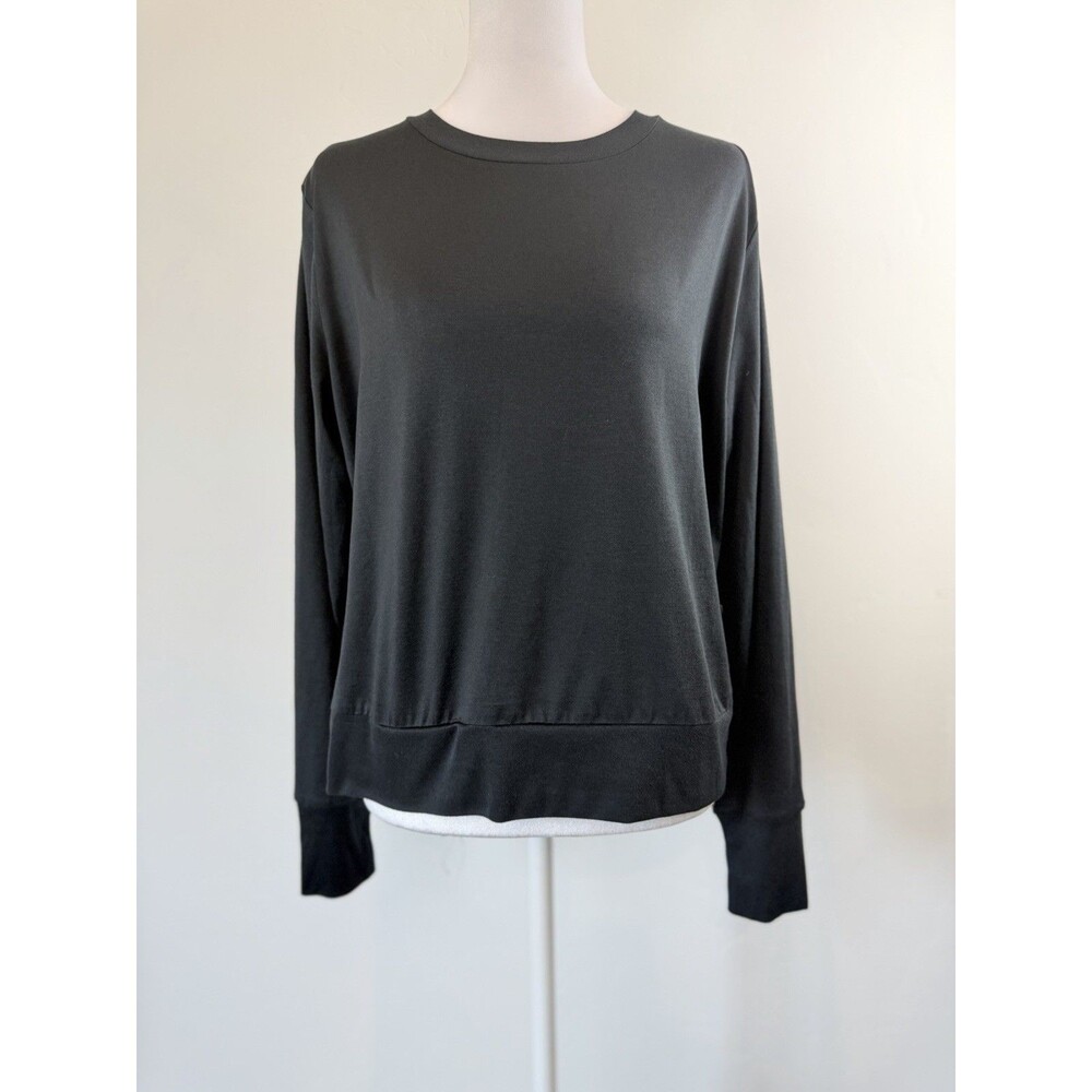 Vuori Halo Essential Crew Pullover Black NWOT Large - Picture 3 of 13